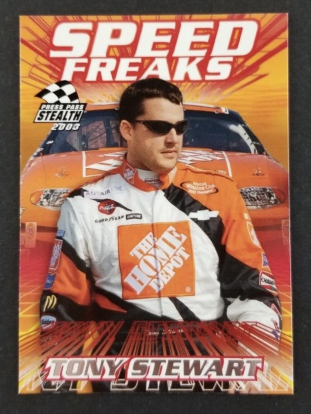 Tony Stewart 2003 Press Pass Stealth NASCAR Racing Card #P70 (Near Mint)